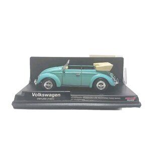 1951 New Ray VW 1200 Volkswagon Beetle  Converible Diecast 1:43 Open Top Collect